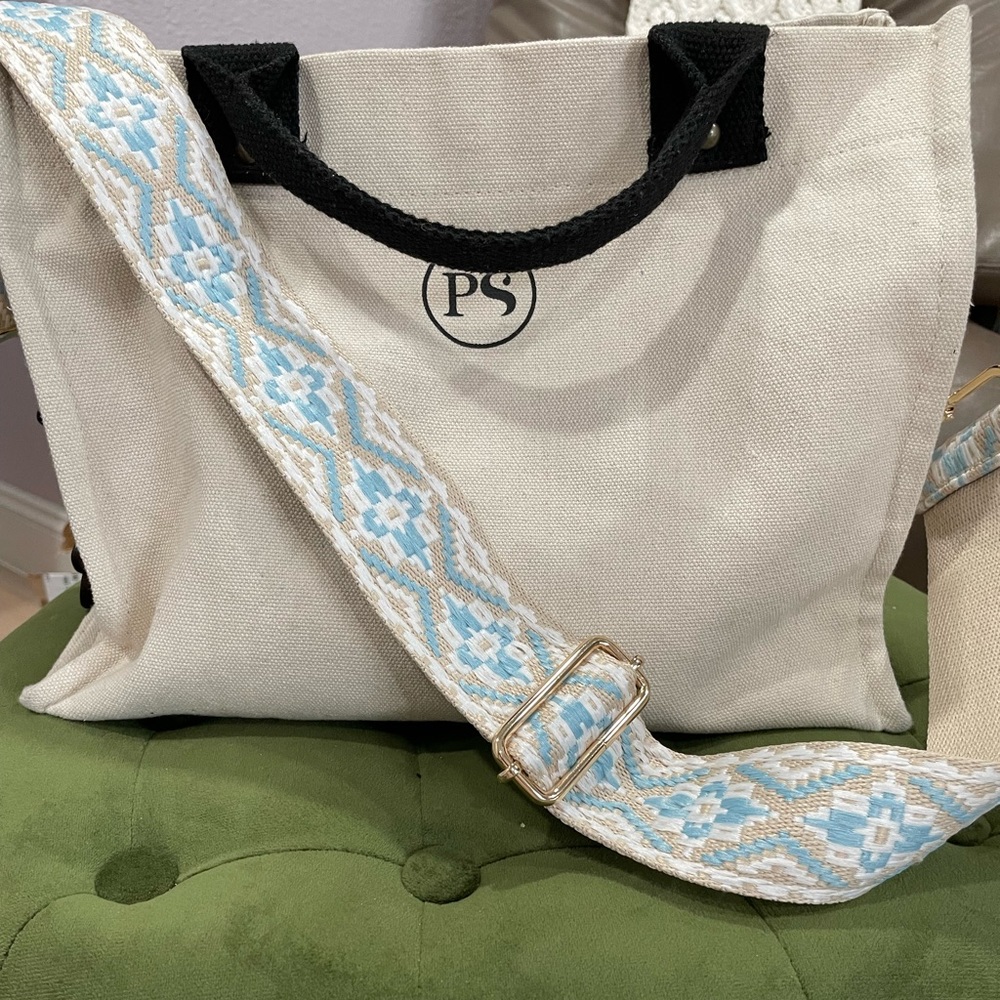 NWT Purse strap+Adjustable length+Free People Floral+Fits Madewell bags